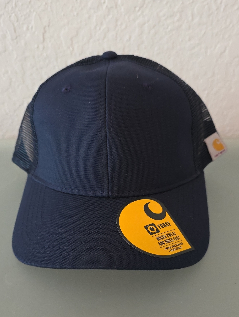 Carhartt Navy Adjustable Mesh Trucker Hat NWT